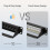 FGB 10Gbps Patch Panel 24 Port, Cat6 Keystone Patch Panel, 19" Rackmount or Wall Mount Patch Panel 1U with Back Bar, Network Patch Panel for Gigabit 4