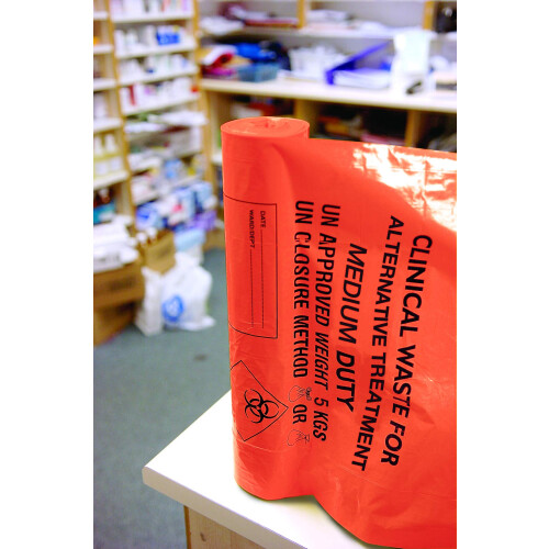 Clinical Waste Bags - Medium Duty 20 Litre/5 kg 1