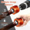 28MM Metal Copper Pipe Cleaner Set with 6.35mm Hex Shank, Replaceable Brush, Each Set Additional 3Pcs Replaceable Blades for Cleaning Rust, Stains, P 2