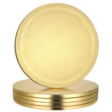 saerryor 5 Pcs Gold Cake Board 12 inch Cake Board 12mm Thick Cake Drum Board Strong Round Cake Board Cake Boards Base Holder Cake Card Plate Baking S