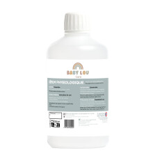 BABYLOU CARE Saline Solution 500 ml Bottle | NaCl 0.9% Isotonic | Nasal & Eye Hygiene for Babies, Children & Adults | External Nasal Irrigation