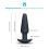 b-Vibe Butties Hefty Weighted Silicone Butt Plug Large 12