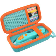 co2CREA Empty Travel Hard Case for 3Doodler Start+ Essentials 3D Pen Set,Storage Organizer Holder for Printing Filament Refill and USB Charger