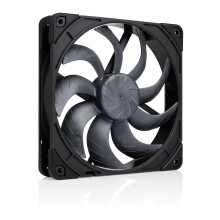 Noctua NF-A14x25 G2 PWM chromax.black, Premium-Quality Quiet 140mm PC Fan (Black)