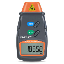 AGPtek Professional Digital Tachometer, Non Contact Digital Laser Photo Tachometer RPM Tach