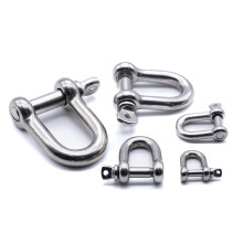 Stainless steel D shackle A4 316 marine grade - Other sizes/quantities available - (M6, 1)