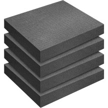 4PCS Pick and Pluck Foam, Cubed Foam 300 x 300mm Pre-Cutted,Case Insert, Tabletop,Tool Board Game Box Cases Storage Drawer(Height: 50 mm)