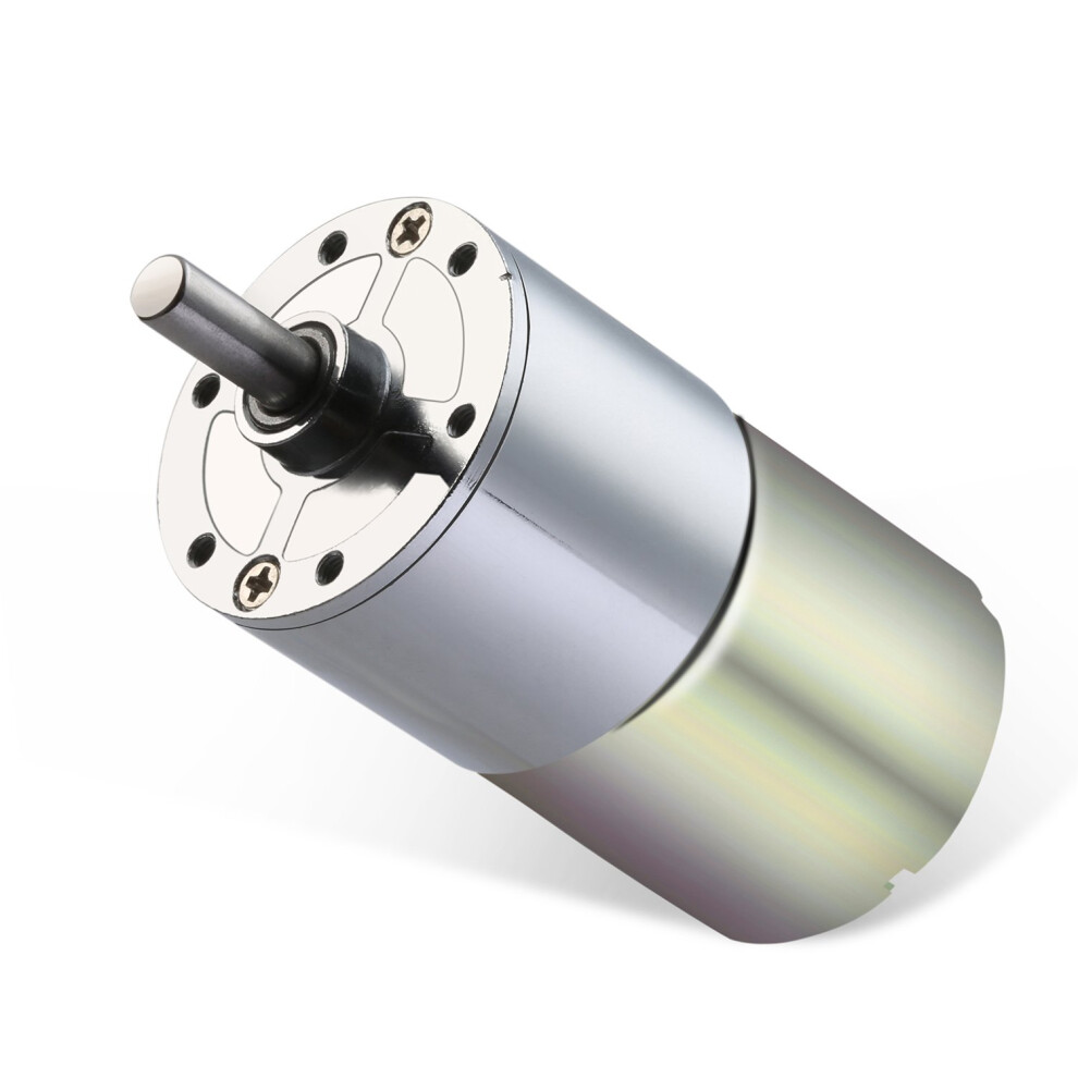 Greartisan Dc 24V 200Rpm Gear Motor High Torque Electric Micro Speed Reduction Geared Motor Centric Output Shaft 37Mm Diameter Gearbox 79213073