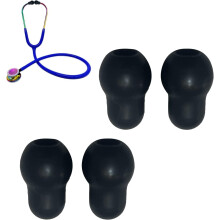 Stethoscope Ear Tips Replacement Stethoscope Parts Compatible for Littmann Stethoscopes Ear Pieces (black)