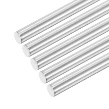 sourcing map 304 Stainless Steel Round Rods, 8mm x 420mm Solid Shaft Rods for DIY Craft Model Car Helicopter Airplane, Pack of 5