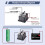 VEXUNGA Rocker Switch On/Off 4-Pin Toggle Switch AC 16A 250VAC 20A 125VAC Black Rocker Switch Built-in Switch Rectangle Embedded Boot Switch (Pack of 3