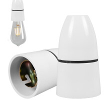 Ceiling Light Fitting,2 PCS B22 Pendant Light Fittings,Ceiling Lamp Holder,White Light Bulb Holder,Bayonet Light Fitting,Unswitched Lamp Fitting for