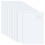 OLYCRAFT 12 Sheets White ABS Plastic Sheet 15x10cm ABS Plastic Panel 0.5mm Thick Hard Plastic Sheet Polystyrene Flexible Plastic Board Sheet for Buil 1