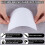 OLYCRAFT 12 Sheets White ABS Plastic Sheet 15x10cm ABS Plastic Panel 0.5mm Thick Hard Plastic Sheet Polystyrene Flexible Plastic Board Sheet for Buil 4