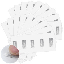 100 Pcs NFC Tag Stickers NTAG213 NFC Tags Sticker Blank RFID Stickers Rewritable Adhesive Labels NFCs Cards Programmable 144 Bytes Memory