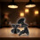 SquarezhenBo 3 Pcs Black for GU10 Light Bulb Suction Cup Inverted Triangular Suction Cup Lights Remove 5