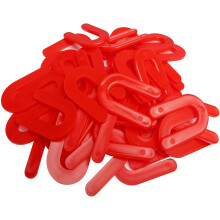 Tile Leveling System Tile Spacers 3mm, 400 pieces Horseshoe Shim U Shape Plastic Tile Leveling Clips for Tile Leveling System Floor Wall Tile Install