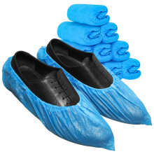 PDS Shoe Cover |100Pcs/50 Pairs| Extra Large Measuring 41x15cm | Blue Single Use Shoe Covers Disposable | Durable Disposable Shoe Covers | Boot Cover