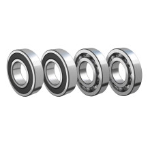 TUZUK 4 Pieces of 6206-2RS Sealed Ball Bearings, 30x62x16mm, Pre - lubricated, Chrome Steel, Double Rubber Seals, 6206RS Grooved Ball Bearings
