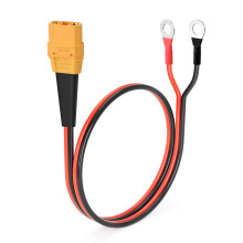 ELFCULB 10AWG 2FT O Ring Terminal to XT90 Female Cable, XT90 to Ring Terminal Cable, Compatible with LiFePO4, AGM, Deep-Cycle, and EV Lead-Acid Batte