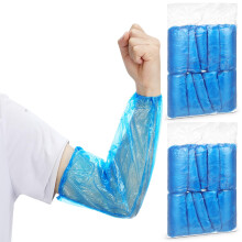 300 Pack Arm Sleeves, Disposable Arms Sleeves Cover, Waterproof Arm Cover for Shower with Elastic Ends, Arm Protection Sleeves for Cleaning, Painting