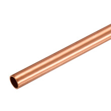 sourcing map Copper Round Tube, 13mm OD x 1mm Wall Thickness x 410mm(16") Length Pure Copper Tube Seamless Metal Straight Pipe Tubing for DIY Crafts
