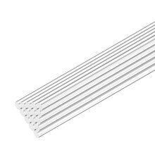 M METERXITY 15-Pack Acrylic Round Rods, 11.81 x 0.12 Inch/ 300 x 3 mm Clear Acrylic Dowel Rods Sticks Plastic Sticks Strip for DIY Crafts Lighting Ga