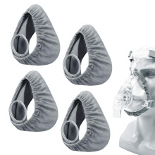4 PCS CPAP Mask Liners, Soft Mask Cushion Covers Washable, Sleep Apnea Mask Liners, Universal CPAP Accessories Reusable Face Cushion Pads Fits for Mo