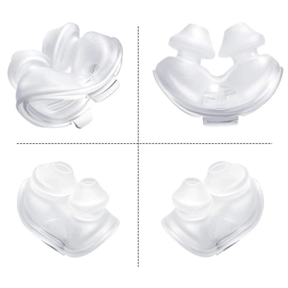 Xyylll Replacement Nasal Pillow Cushion For Resmed Airfit P10 Medium 2 Pack Cpap Supplies Accessories Ultra-Soft Silicone Secure Seal Uninterrupted Sleep