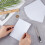 OLYCRAFT 12 Sheets White ABS Plastic Sheet 15x10cm ABS Plastic Panel 0.5mm Thick Hard Plastic Sheet Polystyrene Flexible Plastic Board Sheet for Buil 3