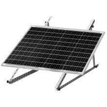 1-Sets 45" inch Adjustable Solar Panel Mount Brackets Kit, Solar Panel Mount Brackets with Foldable Tilt Legs, Suitable for 1-2pcs 100 200 300 400 50