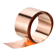 sourcing map Copper Flashing 99.95% Pure, 0.5mm Thickness 24 Gauge Copper Roll, 11ft x 6in Copper Sheet Metal Flashing for Contractors DIY Projects,