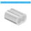 sourcing map 1/8" 3mm Aluminum Crimping Loop Sleeve Double Ferrule for Wire Rope Cable Line End, Silver 25pcs 4