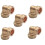 TC 15mm Brass 90 Degree Angle Compression Elbow Connector Fitting for Copper Pipe Pack of 5 1