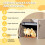 Brooder Heater For Chicks, Chick Brooder Heating Plate With Easy Clean Plate 10" X 10", Rutin Chicken Brooder For 15 Chicks, Adjustable Height Broode 3