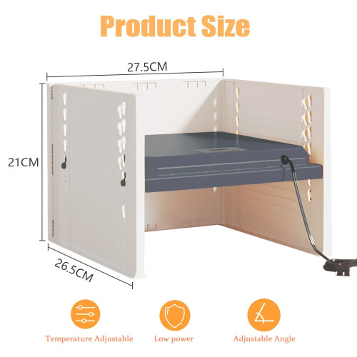 Brooder Heater For Chicks, Chick Brooder Heating Plate With Easy Clean Plate 10" X 10", Rutin Chicken Brooder For 15 Chicks, Adjustable Height Broode 1
