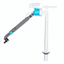 Hulthor Universal Toilet Fill Valve – Quiet Refill, Adjustable Float Arm, Bottom & Side Entry Options, 1/2" Inlet Compatible (Bottom Entry)