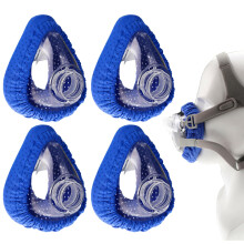 Mask Liners for CPAP Soft Mask Cushion Covers 4 Pcs Universal Replacement Face Cushion Reusable Pads Fits for All Full Face CPAP Masks