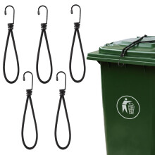 Wheelie Bin Lock, 5 PCS Bin Locks Wheelie, Universal Wheelie bin Locks, Enhanced Security to Keep Out Neighbours & Wildlife for Use in High Winds Sto