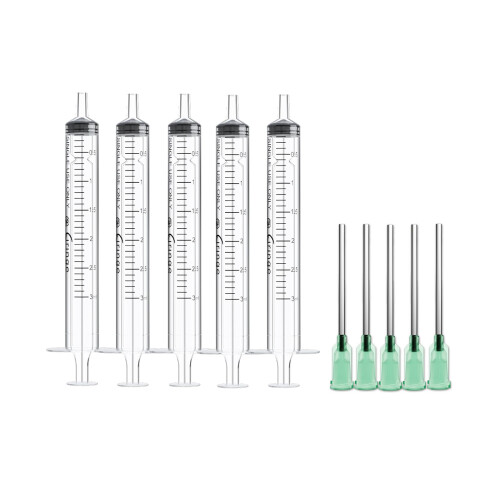 Ciringe 3 ml Syringe with 14G Green Mixing Kit - 5 Sets