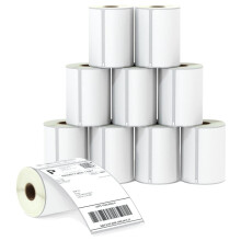 BETCKEY - 10 Rolls S0904980 Self-Adhesive Labels, 104mm x 159mm, 2200 Extra Large Shipping Labels Compatible with DYMO LabelWriter 4XL, NOT Fit 550 o