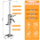 2 Pack Full Metal Labor Saving Arm Jack, Multi-Function Height Adjustment Lifting Device with Scale, 400kg load capacity,Two-Speed Descent Mod for In 2
