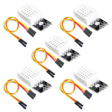 5 pcs DHT22/AM2302 Digital Temperature and Humidity Sensor Module Temperature Humidity Monitor Sensor Replace SHT11 SHT15 for Arduino Electronic Prac