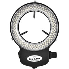 Bulipu White Adjustable 144 LED Beads Ring Light Illuminator for Stereo Microscope&Camera with Adapter(UK Plug,CE Certificate)