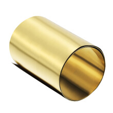 sourcing map Brass Sheet Roll, Metal Foil Plate 1000mm x 100mm x 0.1mm