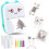 Bunnyboo Mini Thermal Printer, Bluetooth Labler Maker, Portable Label Printer, Mini Printer Compatible with Android and ios, Printable Photos, Lists, 1