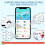 Bunnyboo Mini Thermal Printer, Bluetooth Labler Maker, Portable Label Printer, Mini Printer Compatible with Android and ios, Printable Photos, Lists, 6