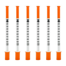 COTOM 1ml with 30Ga 8mm Plastic Pipette,Individually Packed (100PCS)