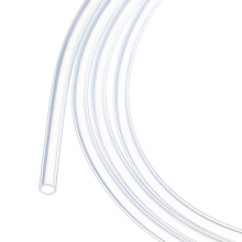Rebower 2m(7ft) Silicone Tubing 2mm ID 3mm OD Clear Industrial Plastic Tubing Pure Silicone Hoses for Pump Siphoning Draining Irrigation Brewing, 0.0