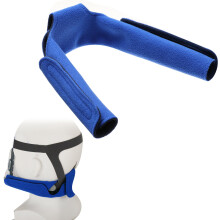 CPAP Neck Pad for CPAP Headgear Straps CPAP Strap Covers Breathable CPAP Neck Pads Cushions Reduce Strap Pressure Marks (Blue)